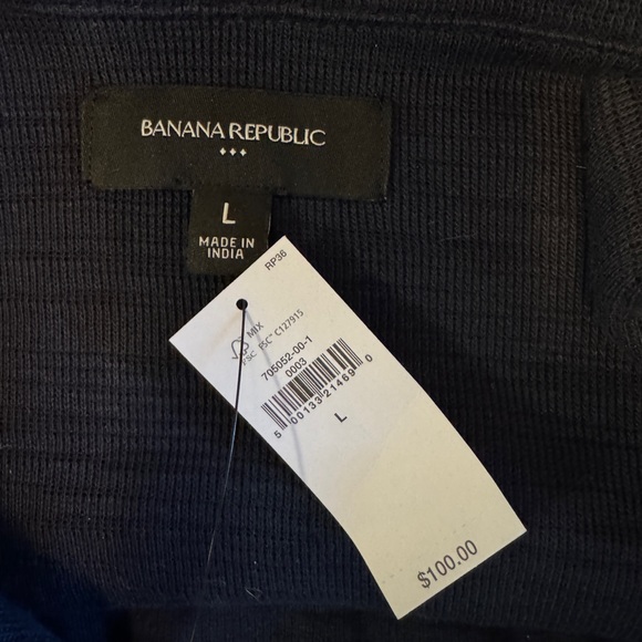 Banana Republic Dark Blue Knit Chore Jacket - Picture 2 of 3